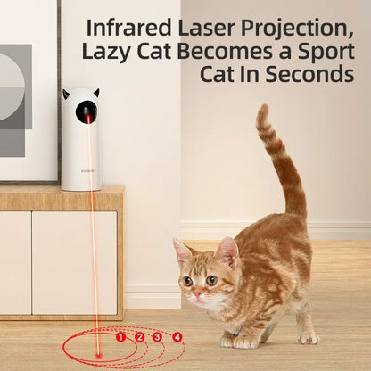 Interactive Cat Laser Teasing Pet LED Toy Smart Technology