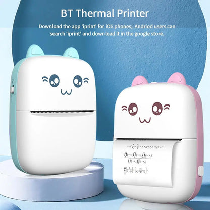 Mini Thermal  Printer Cute Portable