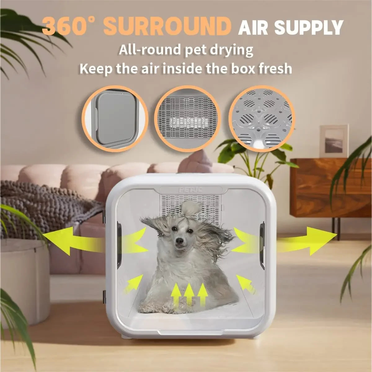 Pet Hair Ultraviolet Sterilization Drying Box